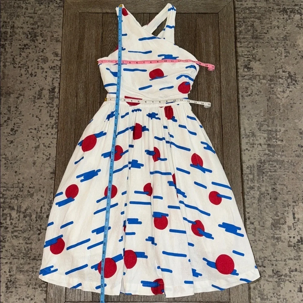 ModCloth Sweet Sunrise Asymmetrical Wrap Midi Dress